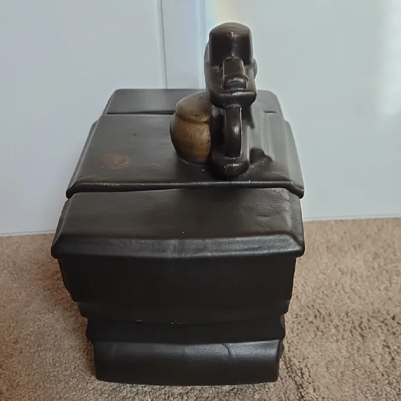 McCoy Black and Gold Cookie Jar - Picture 2 of 5